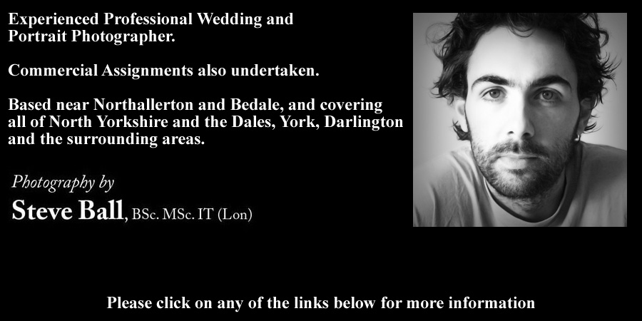 Wedding and Portrait Photographer based near Northallerton and Bedale